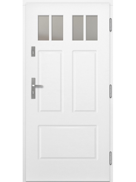 Деревянная входная дверь для частного дома P167