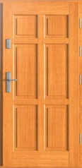Деревянная входная дверь для частного дома SENGA