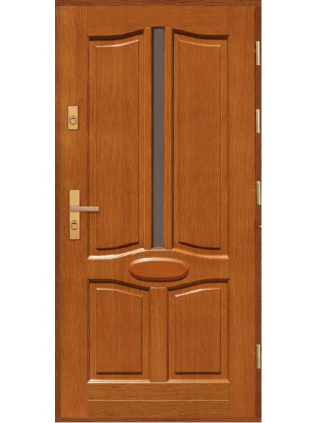 Деревянная входная дверь для частного дома LOTUS