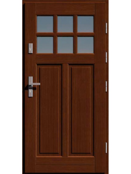 Деревянная входная дверь для частного дома HORIZON