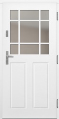 Деревянная входная дверь для частного дома P166