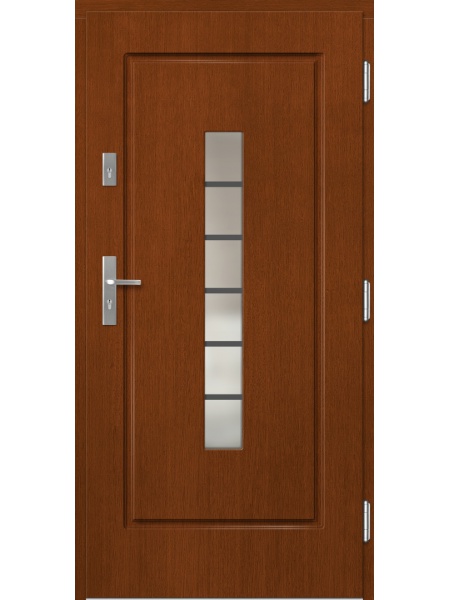 Koka ārdurvis privātmājai P138