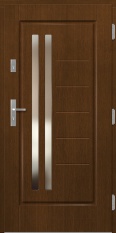 Деревянная входная дверь для частного дома P141