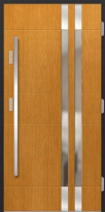 Деревянная входная дверь для частного дома P101
