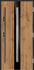 Деревянная входная дверь для частного дома P123