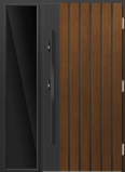 Деревянная входная дверь для частного дома P156 Duo