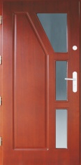 Деревянная входная дверь для частного дома P14