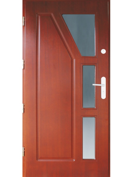 Деревянная входная дверь для частного дома P14