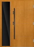 Деревянная входная дверь для частного дома P157 Duo