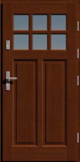 Деревянная входная дверь для частного дома HORIZON