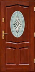 Деревянная входная дверь для частного дома MAJALIS