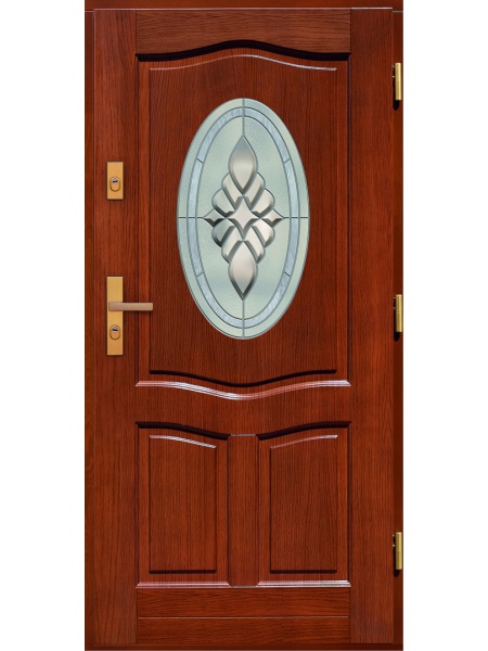 Деревянная входная дверь для частного дома MAJALIS