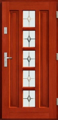 Деревянная входная дверь для частного дома GALIUM