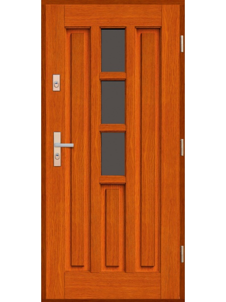 Деревянная входная дверь для частного дома PABLO 1