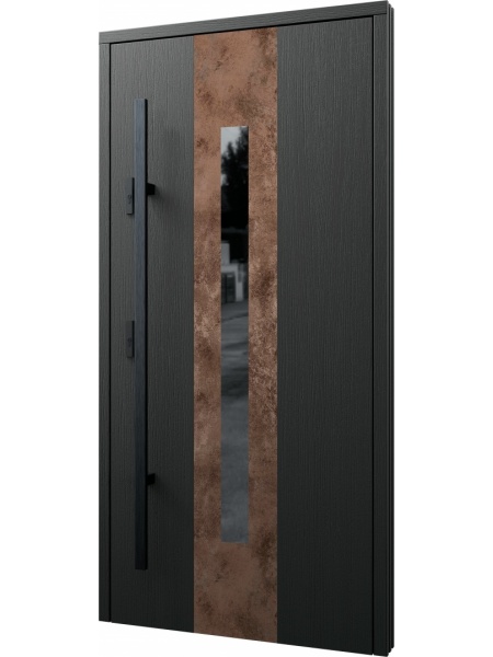 (jaunums) Koka ārdurvis privātmājai P248